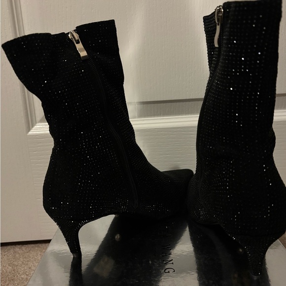 Azalea Wang Black Nerola Pointed Toe Bootie - Picture 5 of 6